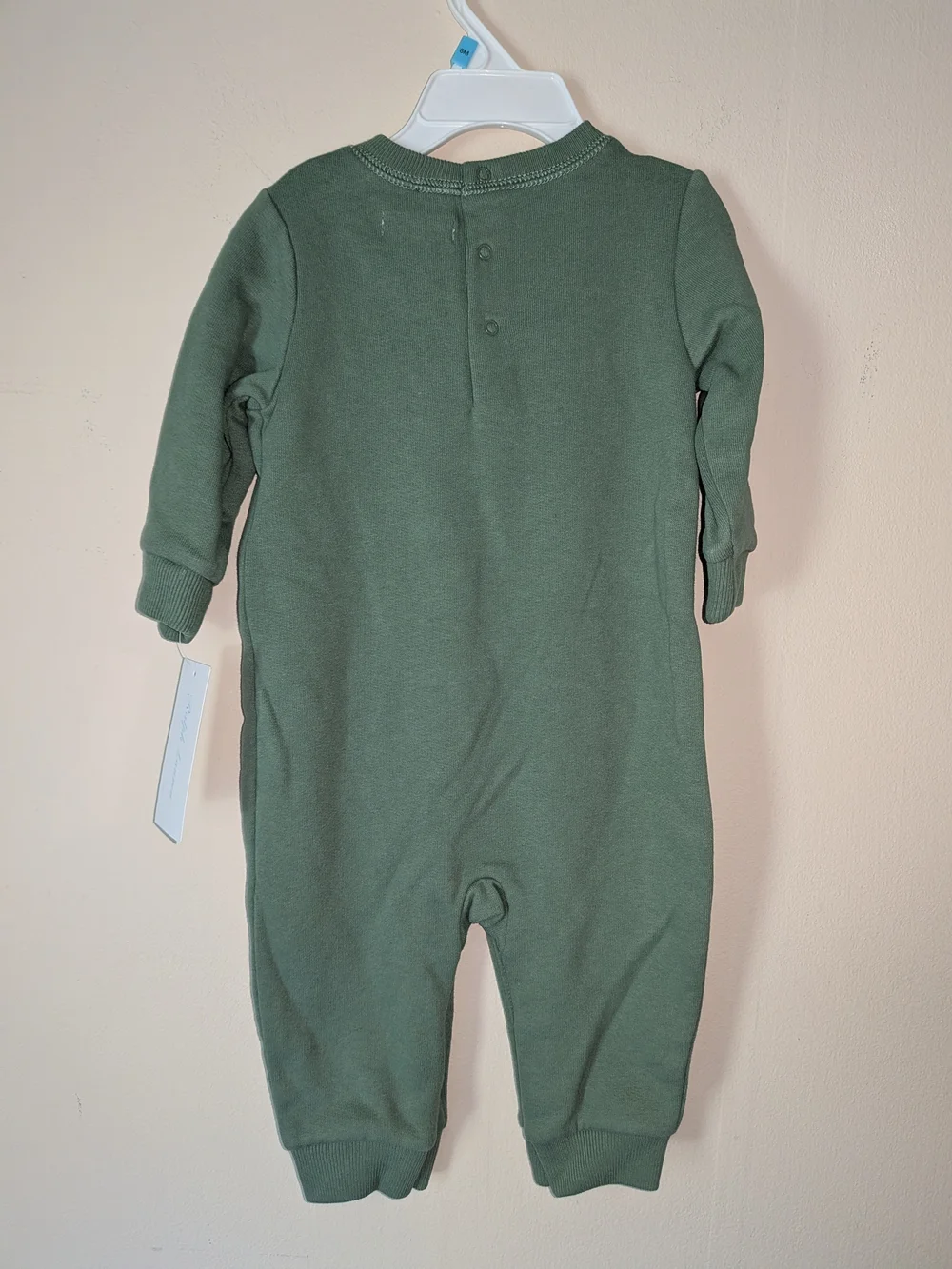 Ralph Lauren Green Bear-Print One-Piece for Kids